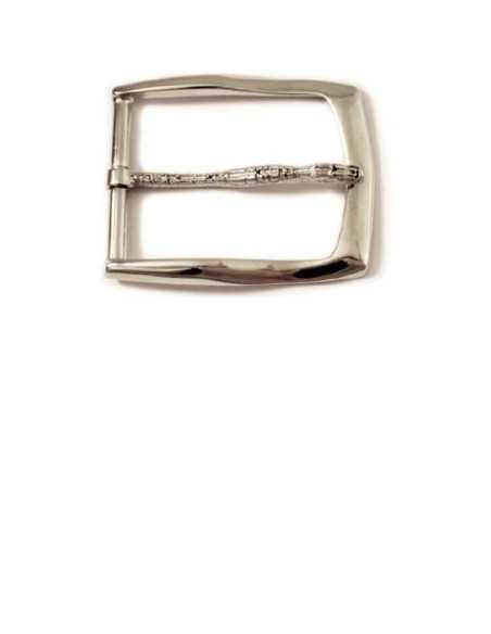 A0860/40 Hebilla de 40MM en Plata Esterlina 925 con Detalle de Púa de Serpiente Trabajada | Diseño Único y Detallado