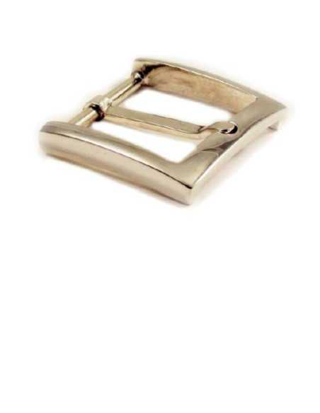 A0353/32 Hebilla de 32MM para Cinturones de Cuero Clásicos o Exóticos en Plata 925 | Estilo Atemporal