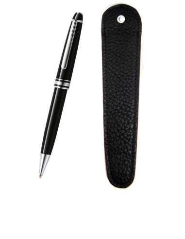 Funda de cuero compatible con bolígrafos Montblanc Classique, Mozart y LeGrand, lápices y rollers