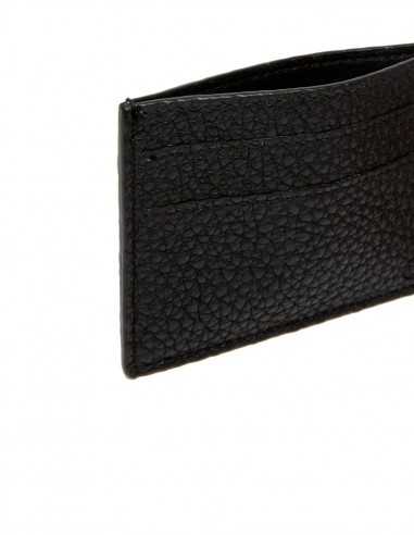 Bedruckte schlanke Kreditkarten- und Dokumententasche aus Leder mit 2, 4 oder 6 Taschen