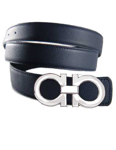 Double-Face-Gürtel aus BEDRUCKTEM KALBSLEDER...