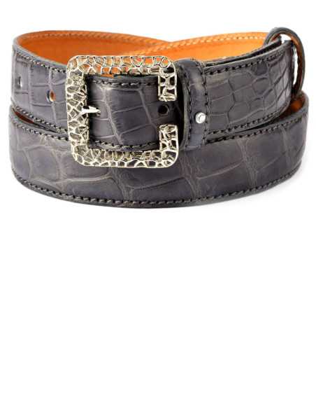 Matte Alligator Women's Belt