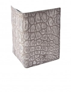 Men's Vertical Nubuck Alligator Wallet 2