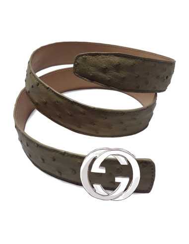 Cintura di Ricambio in STRUZZO per fibbie GUCCI...