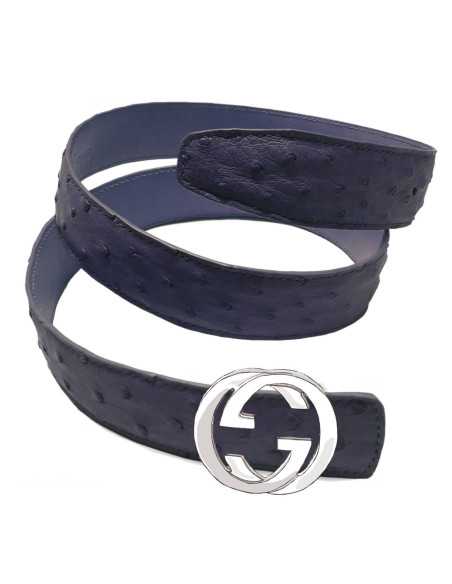 OSTRICH Belt Strap for GUCCI Buckle - Premium Replacement Strap