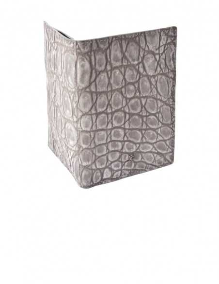 Nubuck Alligator Compact Wallet for Man