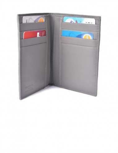 Premium Men's Nubuck Alligator Compact Wallet:...