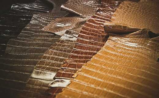 Alligator Flank Leather Panels